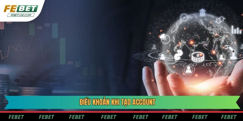 Điều khoản khi tạo account Điều khoản khi tạo account