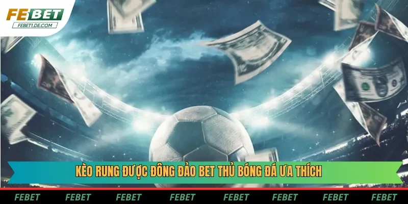 Kèo rung được đông đảo bet thủ bóng đá ưa thích